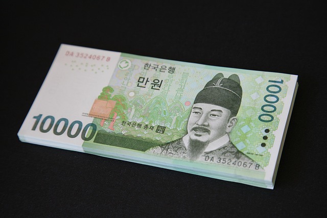 Korean won banknotes inflation