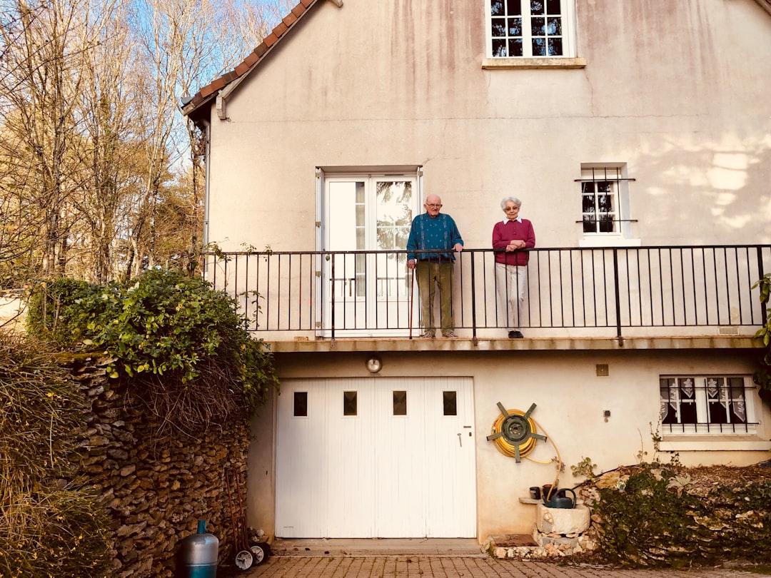 senior couple house pension