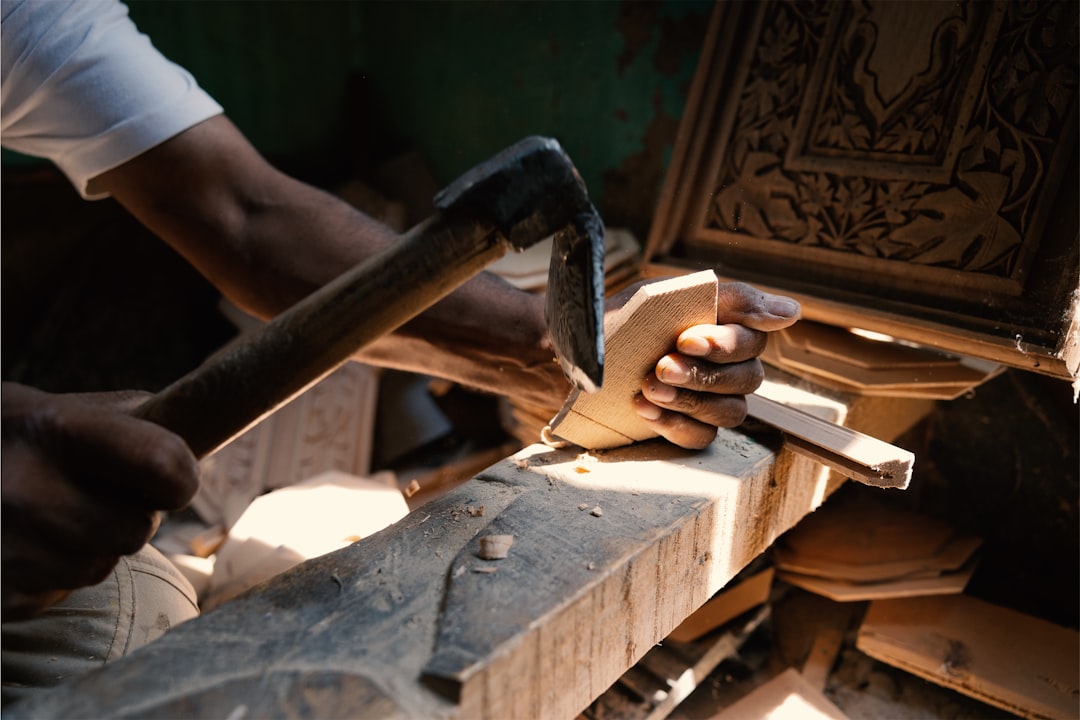 wood carving artisan