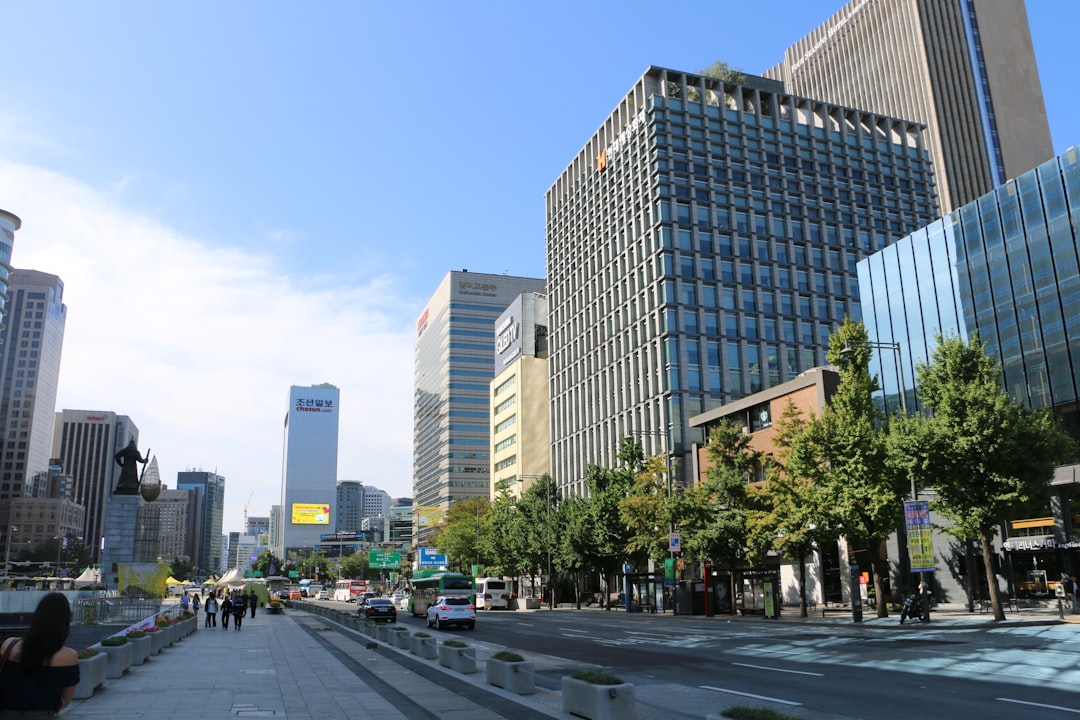 Seoul financial district building